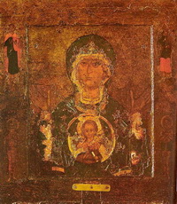 Икона Богоматерь Знамение Новгородская