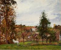 	Пейзаж  с белой лошадью в поле, Эрмитаж