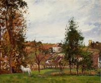 Пейзаж  с белой лошадью на лугу, Эрмитаж